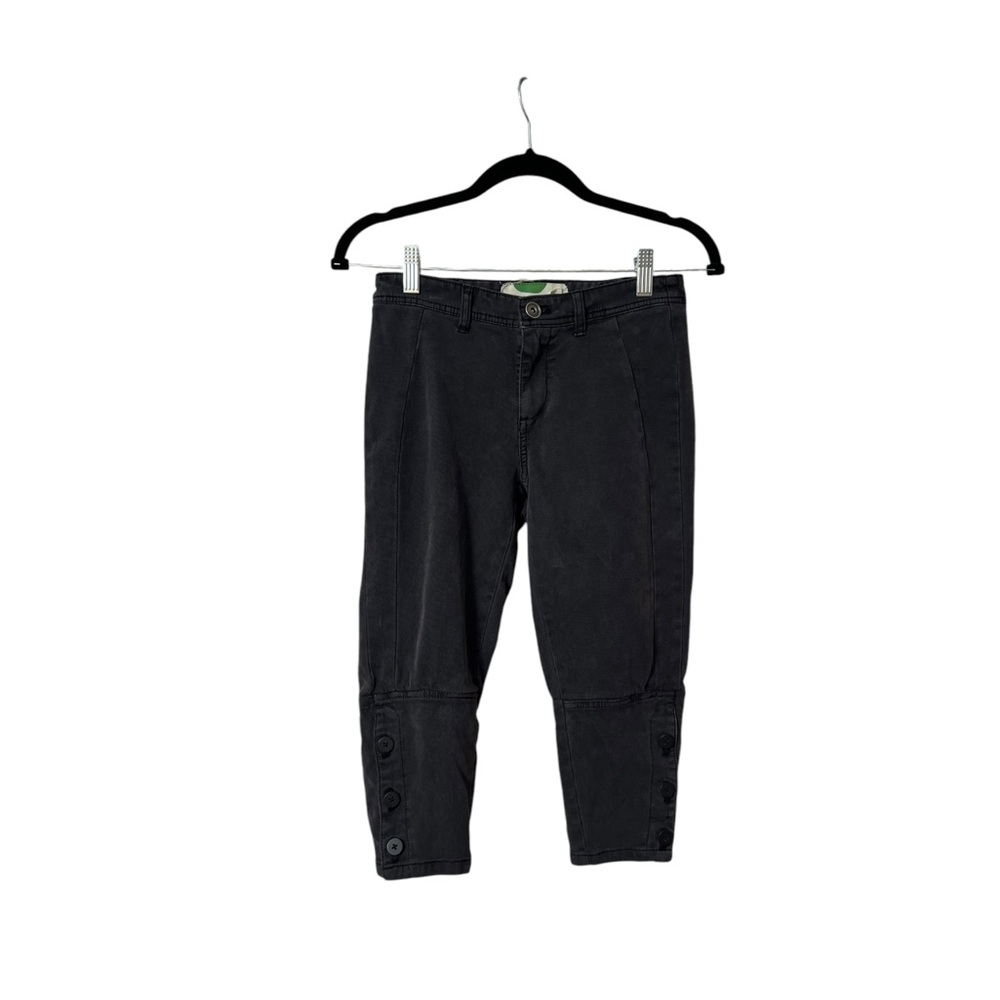 Charcoal Gray Anthropologie Capri Pants